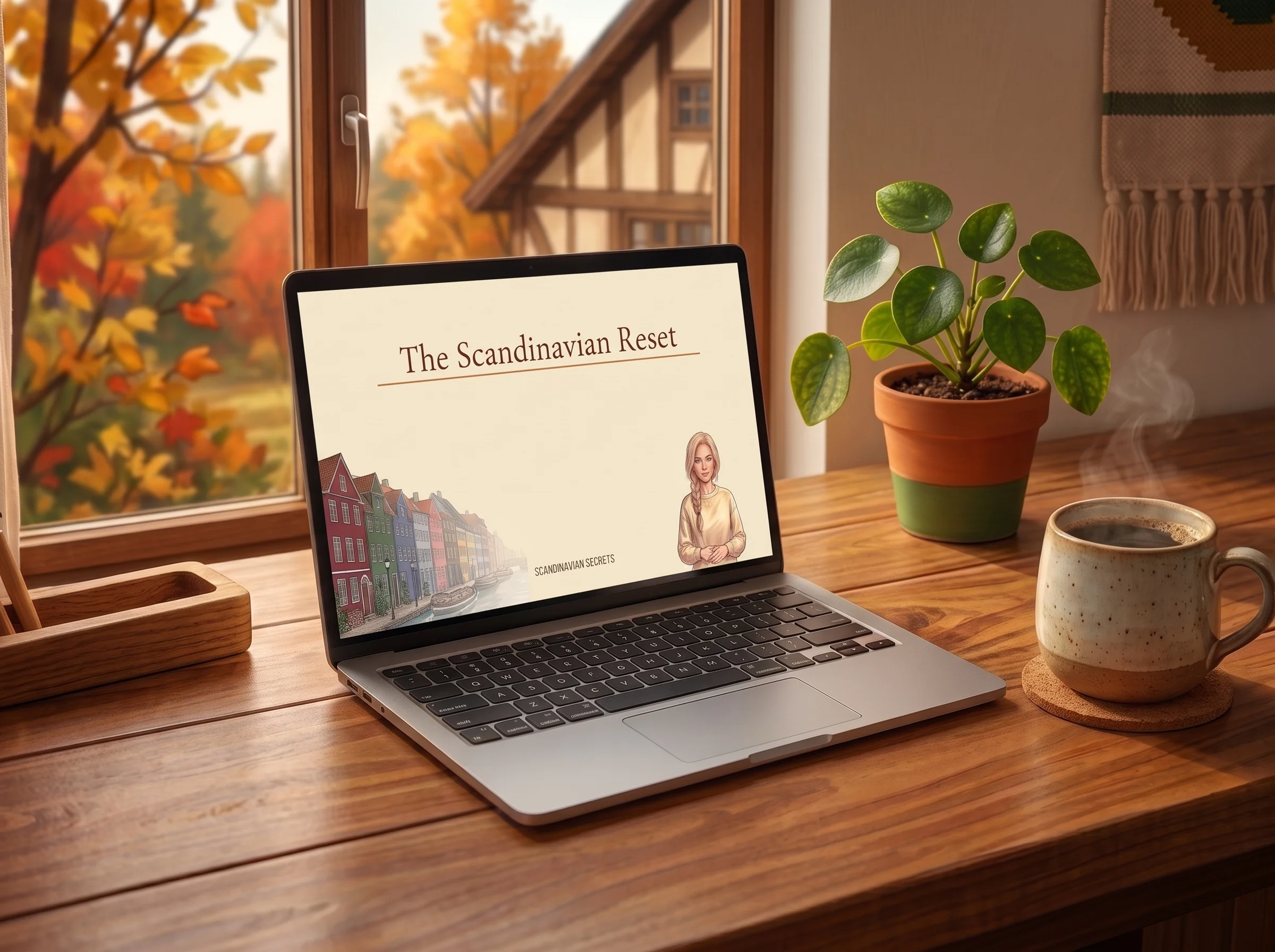 The Scandinavian Reset — 30-day digital guide mock-up