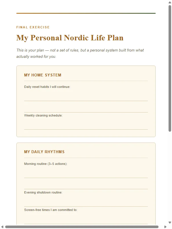 Personal Nordic Life Plan preview